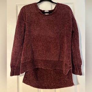 Knit High-Low Sweater
